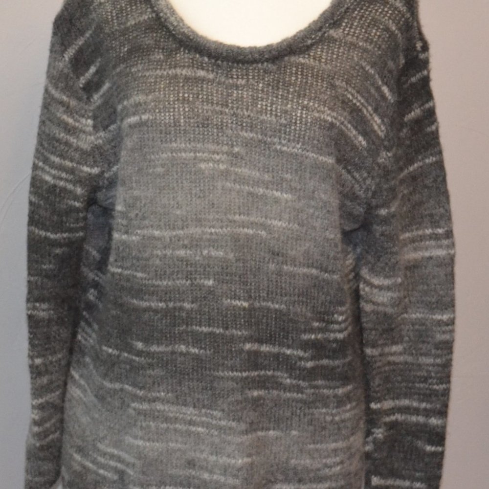 Rubbish XL Nubby Knit Sweater/Shades of Grey